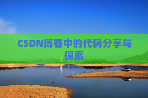 CSDN博客中的代码分享与探索